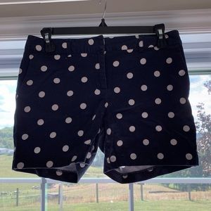 MICHAEL Michael Kors Navy Shorts with Polka Dots